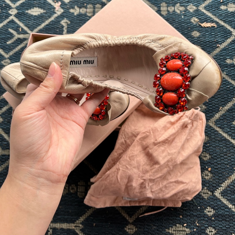 Miu Miu Cipria ballet flat - Picture 4 of 7